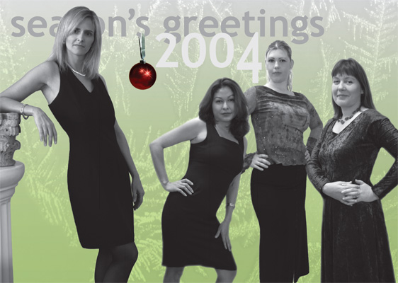 Beauty Institute Christmas card 2004