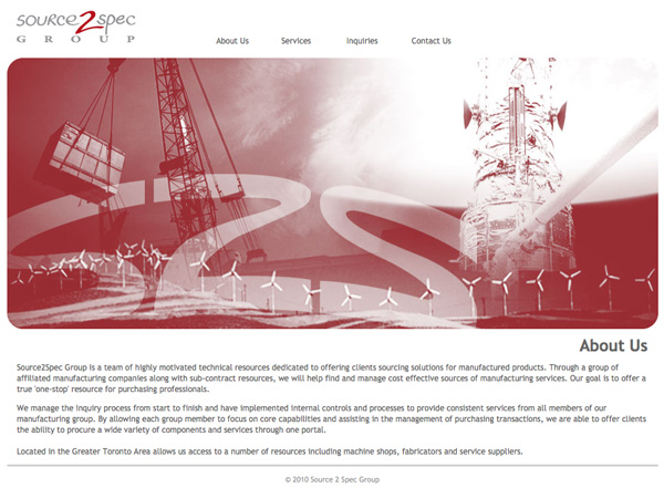 Source 2 Spec website home page